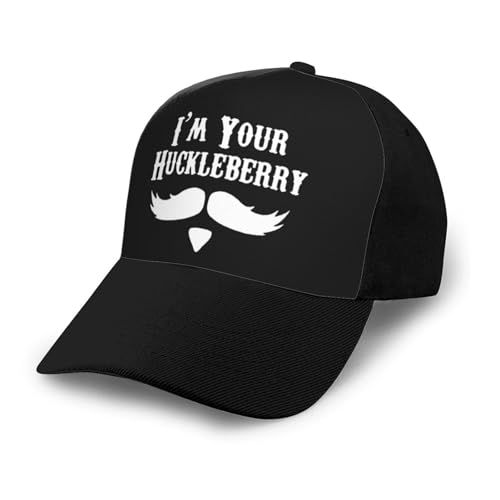 I'm Your Huckleberry Bonnets Curved Brim Mesh Baseball Cap Casual Sun Hat Unisex