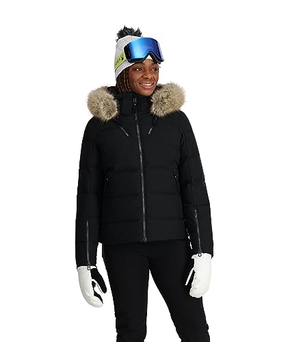 Veste de ski Spyder Falline contre le froid extrême doudoune femme fourrure