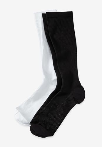 KingSize Men's Over-The-Calf Compression Silver Socks2