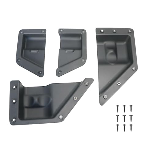 ETL INDUSTRIES 4PCS Front/Rear Door Storage Pockets Cup Holder for Ford Bronco Accessories 2021 2022 2023 2024 4 Door, Door Side Insert Organizer Tray Box Interior Storage Expansion - Thumbnail 7