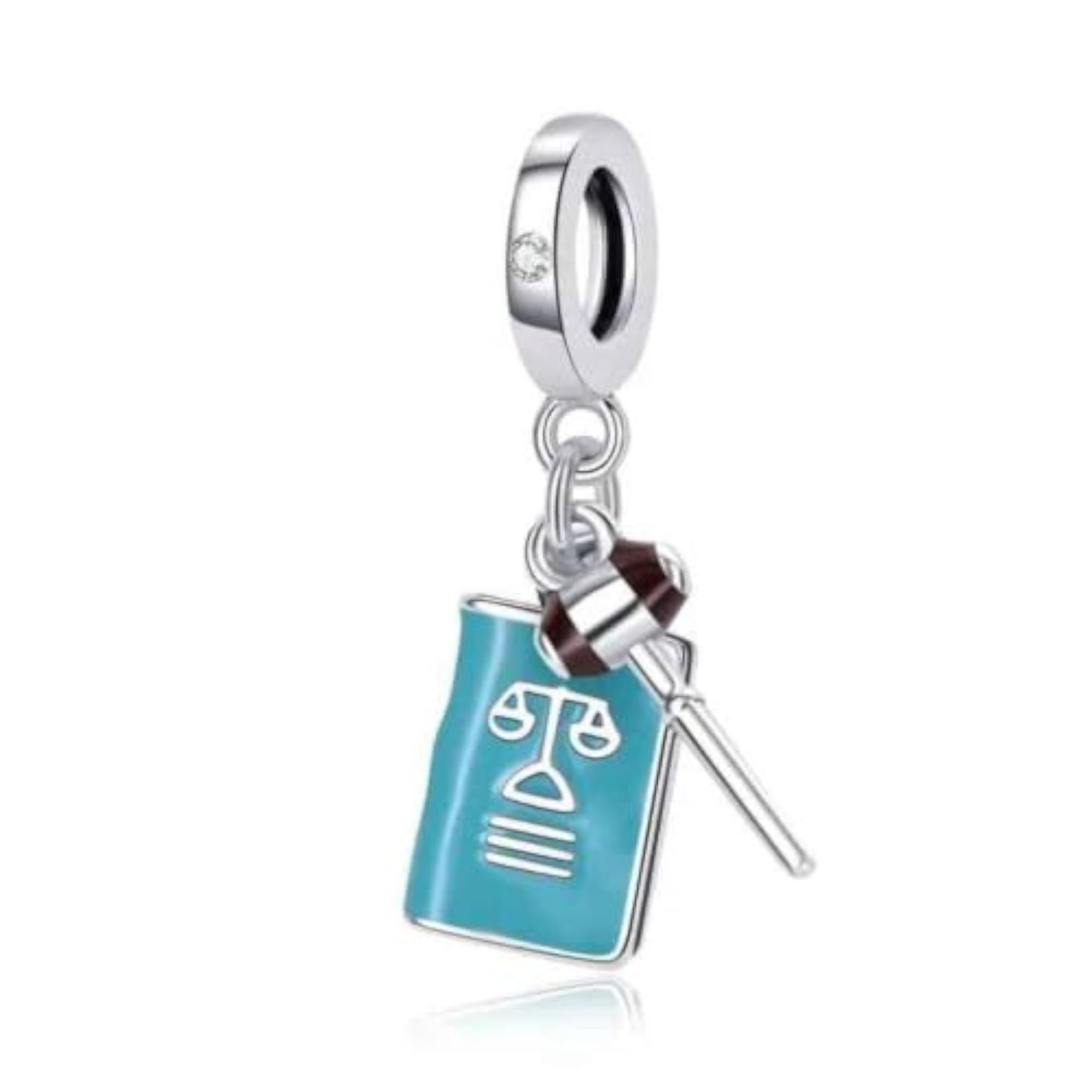 Women's 925 Sterling Silver Lawyer Manifestation Charm Pendant
