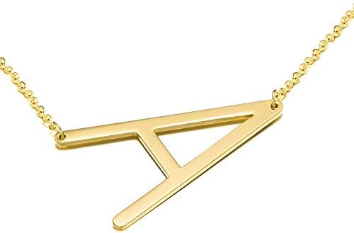 18K Gold Plated Letter Necklace 