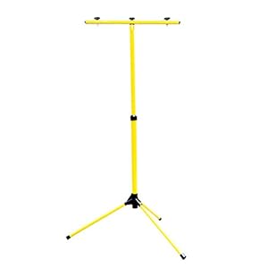 WUHUQN Gelber Tragbarer Infusionsständer mit 2 Haken