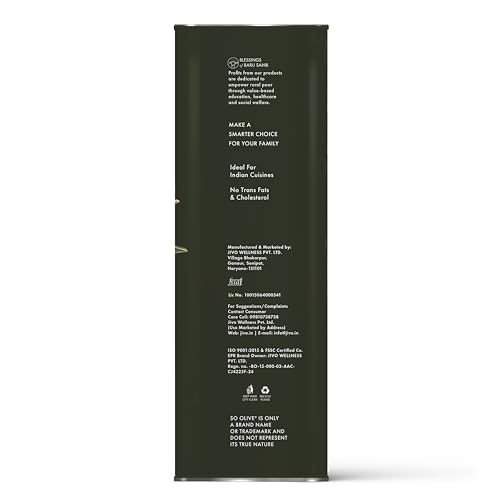 Image of Jivo So-Olive Oil 5L | Blend of Rice Bran & Olive Oil | Ideal for Daily Cooking & Frying