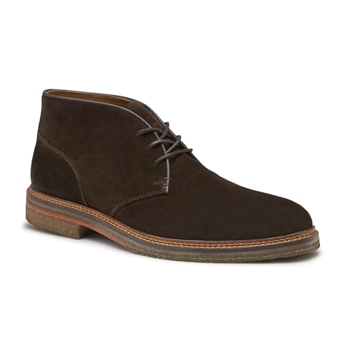 Johnston & Murphy Calder Chukka Zapatos casuales para hombre - Botas de cuero para hombre para oficina y uso diario, marrón (Brown Oiled), 44.5 EU