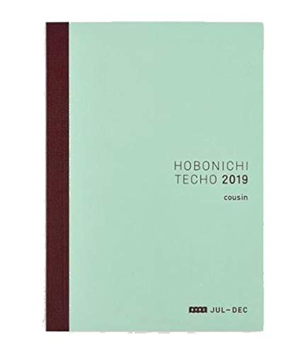 July 2019 Begins Dec 2019 end A5 Hobonichi Techo Cousin Book Refill avec Late (Japanese/A5/July 2019 Start/Mon Start)