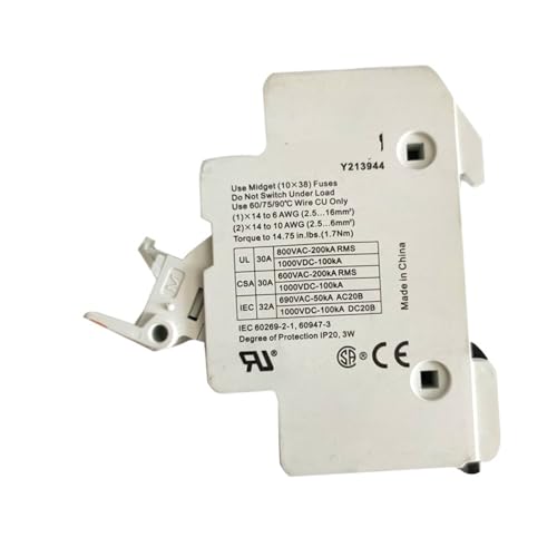 Base de fusible photovoltaïque DC USM1 pour éviter les surcharges de tension