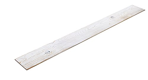 WoodyWalls Peel and Stick Wood Panels (19.5 sq. ft. per box) White Washed