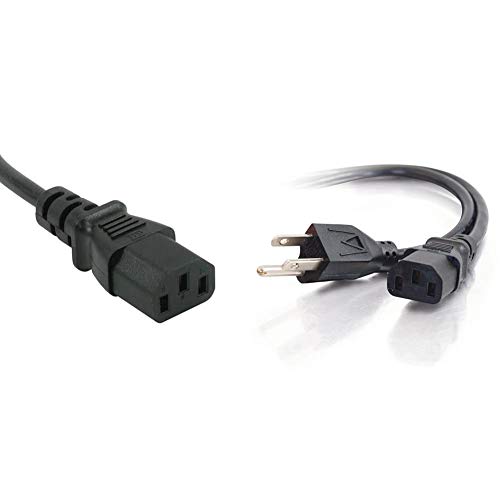 C2G Power Cord, Replacement Power Cable, 3 Pin Connector, Universal Power Cord, Black, 15 Feet (4.57 Meters) & Power Cord, Replacement Power Cable, 3 Pin Connector, Black, 10 Feet (3.04 Meters) #TOP8