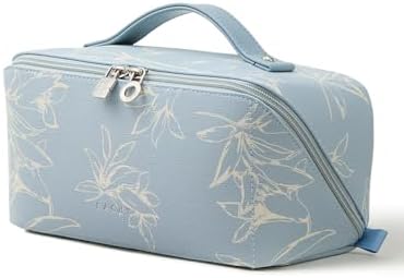 EACHY Travel Makeup Bag, Large Capacity Cosmetic Bags for Women, ...