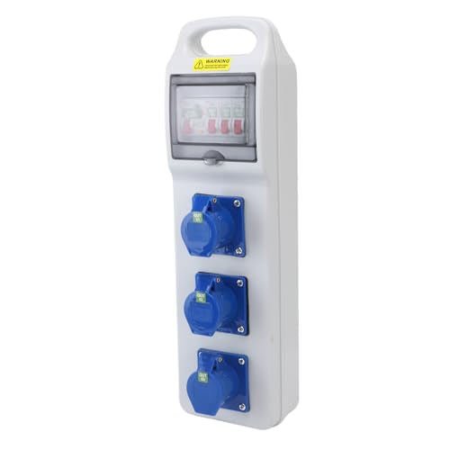 Boîte de distribution d'énergie extérieure en matériau PC robuste à charnière