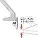 Ergotron – MXV Single Monitor Arm, VESA Desk Mount – for Monitors Up to 34 Inches, 7 to 20 lbs – White