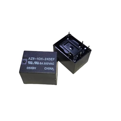 Relais AZ8-1CH-24DEF 5 broches 24V CC pour circuits imprimés domestiques