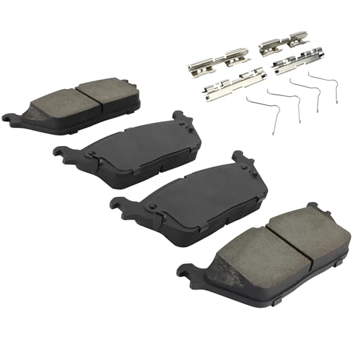 Image of QUALITY-BUILT Rear Ceramic Brake Pads, Premium 1001-2169C, Compatible with 2019-2025 Jeep /Ram (1500,Grand Wagoneer,Grand Wagoneer L,Wagoneer,Wagoneer L)