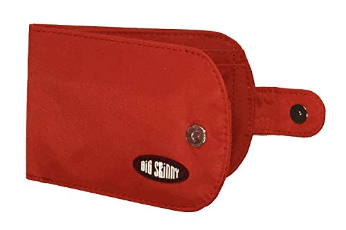 Big Skinny Women's Taxicat Bi-fold Wallet, Lipstick Red4