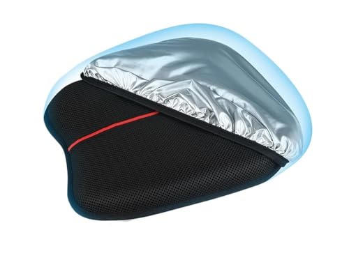 Cuscino Per Sella Da Moto Antiscivolo Gonfiabile 3D, Cuscino D'aria Traspirante, Con Fodera Parasole coprisedile cuscinos