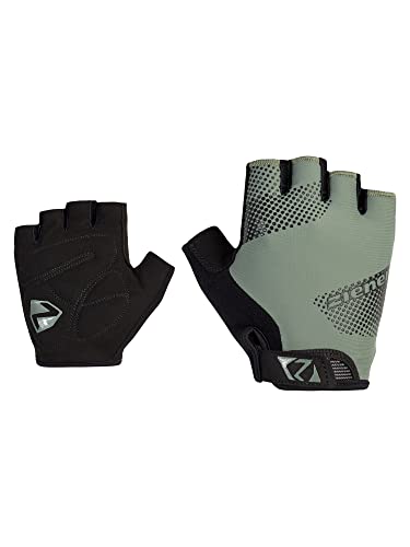 Ziener Guanti da ciclismo per adulti Camillo, per mountain bike, con dita corte, traspiranti, ammortizzanti, Green Stone, 7