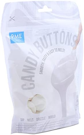 PME Candy Buttons Bright White 340 g