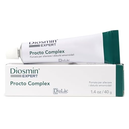 Dulàc Procto Complex, 40 g, Naturkräm för hemorrojder med Diosmin, Escin, Centella Asiatica, Hypericum, hästkastanj och sheasmör, INGEN KORTISON, Diosmin Expert