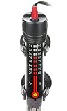 Happet AquaT Grzałka akwariowa 25 W z termostatem – regulowana grzałka do akwarium 10–25 l, precyzyjna kontrola temperatury, łatwy montaż na przyssawki