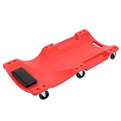 Huaer Floor Creepers,36In 120Kg Load Plastic Floor Creepers Garage Home Rolling Repair Tool With Foam Headrest For Auto Repair Factory, 4S Shop, Home Spare #TOP6