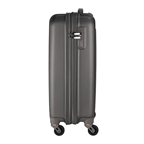 Mala de Bordo em ABS Com 4 Rodas 360 - Roncalli Cuiabá (Grafite)