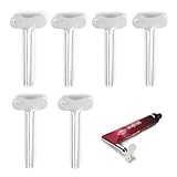 Haomian 6 PCS Metal Tube Toothpaste Squeezer Hair Color Dye Cosmetic Oil Paint Squeezer