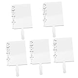 jojofuny 5pcs Fan Photo Frame Graduation Blank Picture Frame Sublimation Grad Blank Picture Frame Gr