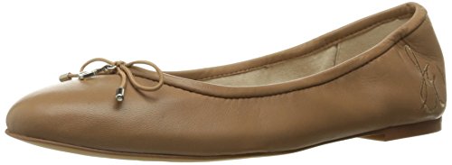 Image of Sam Edelman Women's Felicia Ballet Flat, Golden Caramel Leather, 11 M US