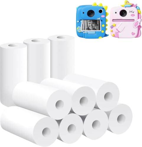 Prysyedawn Kids Instant Camera with Printing Paper, Printing Camera Refill Thermal Paper 10 Rolls, BPA Free - image 1
