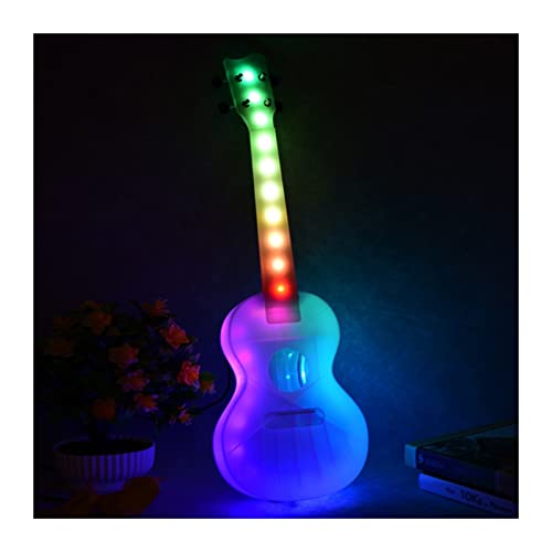 ukulélé Voyage 23 Pouces Ukulele Colorful Lighting Cordes De Carbone Intelligentes avec Câble De Chargement - Les Beatles, Paul McCartney, John Lennon, RIngo Starr, George Harrison ukulélé Voyage 23 Pouces Ukulele Colorful Lighting Cordes De Carbone Intelligentes avec Câble De Chargement – Image 3