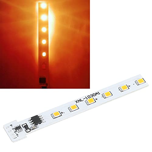 1,2 V Solar-Flammenlicht-Leiterplatte, PC + LED-Material, einfach zu bedienen, geeignet für Solarpanel