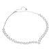 Swarovski Conjunto Angelic Square, blanco, Baño de Rodio