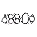DVPARTS Gasket Kit Compatible with Subaru Impreza WRX WRX STI Forester XT Legacy GT Legacy Outback Baja