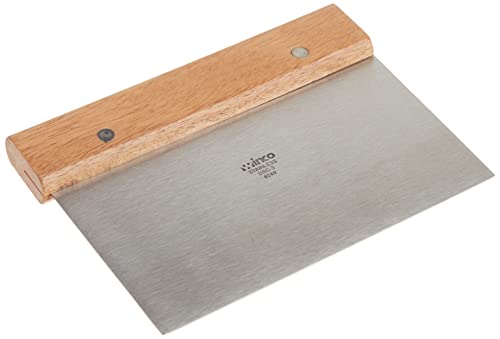 Winware Stainless Steel Dough Scraper With Wood Handle #TOP2