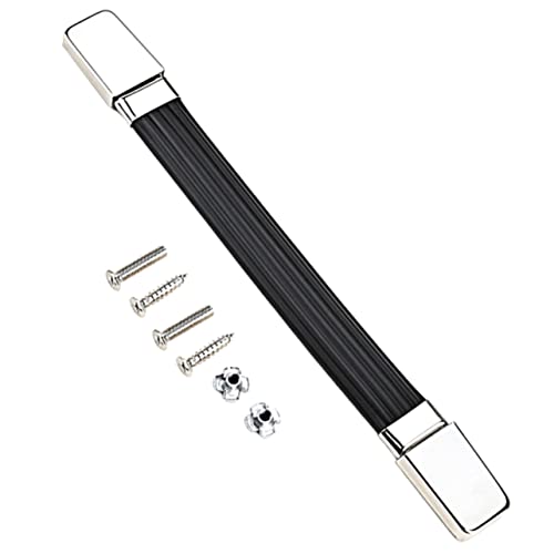 BELLIFFY 2sets Retro Amplifier Handle Replacement Ends and Screws Speaker Handle for Easy Installation and Use for Amplifiers and Instrument Cases