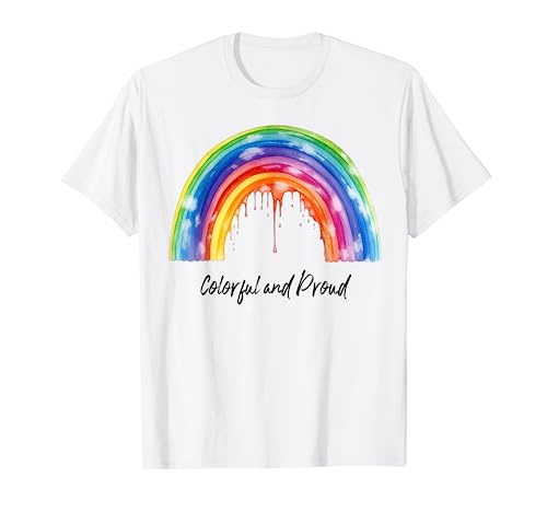 Rainbow Heart LGBTQ+ y Orgullo Gay Orgullo LGBTQ+ Camiseta