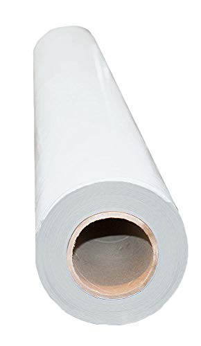 1000Sqft (4Ft Wide) Us Energy Products: Commercial Grade Solid White Foil Non Perforated No Tear Heavy Duty Scrim Radiant Barrier Reflective Insulation Vapor Barrier Roof Attic House Wrap Scif Rifd #TOP1