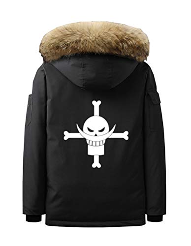 WANHONGYUE Anime One Piece Luffy Parka Abrigo Chaqueta de
