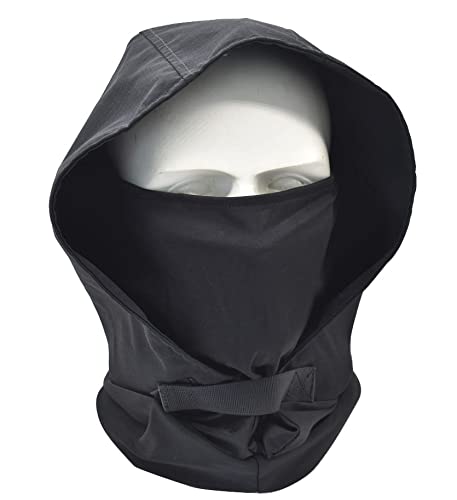 Jffcestore Full Face Tactical Mask With Headgear Hoods Protective Paintball Headgear Mask Eye Protection For Halloween Cosplay Costume Movie (Black G) #TOP4