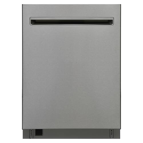 Kenmore Elite 24' Built-in Stainless Steel Tub Dishwasher TurboDry, QuietWash, SmartWash & TurboFlex Third Rack-15 Place Settings-42 DBA, Energy Star Certified, Fingerprint Resistant