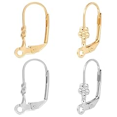 Small Flower Leverback Earring