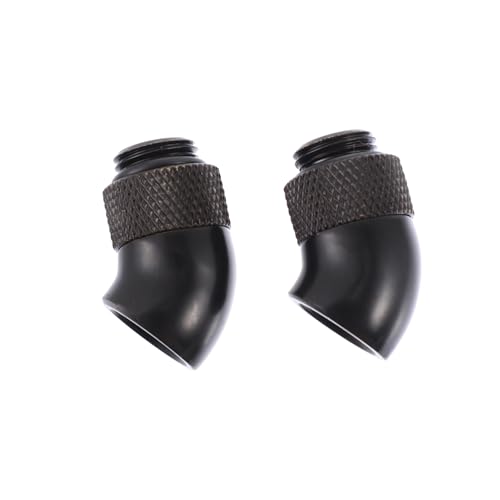 UKCOCO 2piezas Adaptador Refrigeración Líquida Giratorio Conector Pc Kit Refrigerante Líquido Accesorio