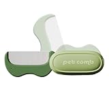 Hundebürste – Fellpflegekamm für Katzen, Zupfbürsten für Haustiere, Enthaarungswerkzeug und Haustierpflegebürste, Haarentferner für kleine, mittelgroße und große Hunderassen und Katzen mit kurzem oder