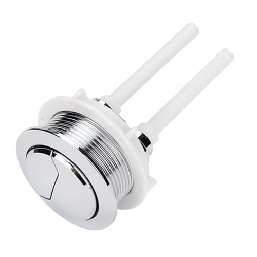 PRETYZOOM Dual Flush Toilet Water Tank Push Button Replacement Rod Round Button Compatible with Most Dual Flush Toilets Easy Installation for Bathroom Fixtures