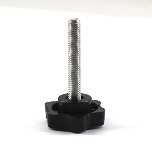 16 Stück M5 x 40 mm Edelstahlgewinde Ersatz-Stern-Handknauf Anziehen Rändelschraube Handfestziehknopf Schraube