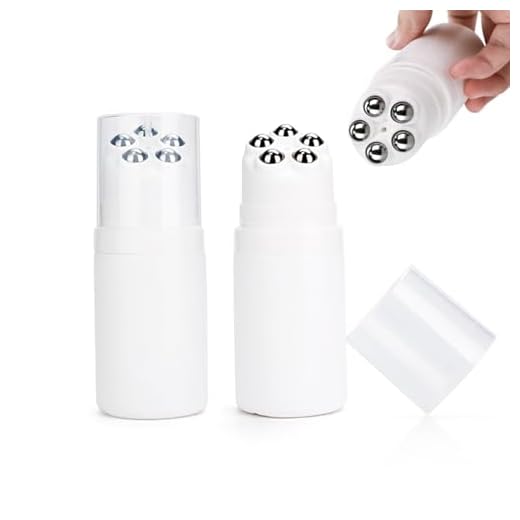 Aplicador de rolo de protetor solar, aplicador de protetor solar para crianças, aplicador de protetor solar para adultos, aplicador de loção recarregável, tamanho de viagem, 50 ml (2 peças)