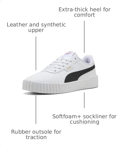 Image of PUMA Women's Carina Leather Sneaker