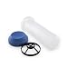 Produktbild Tupperware Mix-Max 750 ml transparent blau mit Schraubverschluss und Quirlscheibe (inkl. Eidgenosse Rund 200 ml)