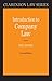 Introduction to Company Law (Clarendon Law Series)